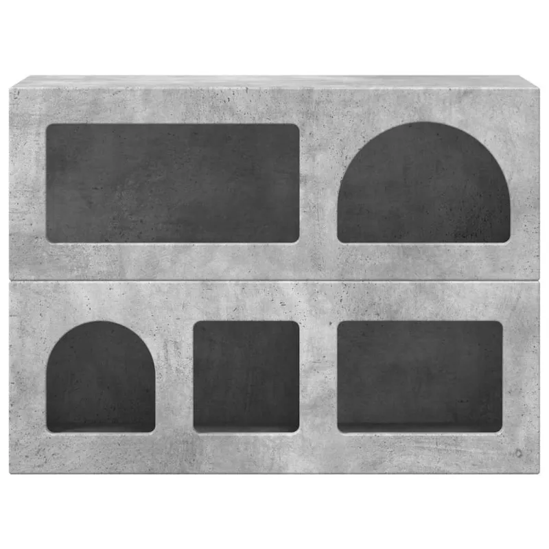 Kabalas Betono pilka 80.5 x 35 x 59 cm Apdirbta mediena