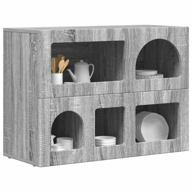 Kabalas Pilkas Sonoma 80.5 x 35 x 59 cm Apdirbta mediena