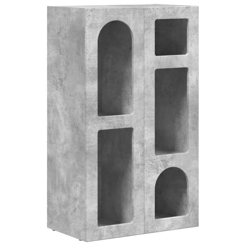 Kabalas Betono pilka 59 x 35 x 100,5 cm Apdirbta mediena