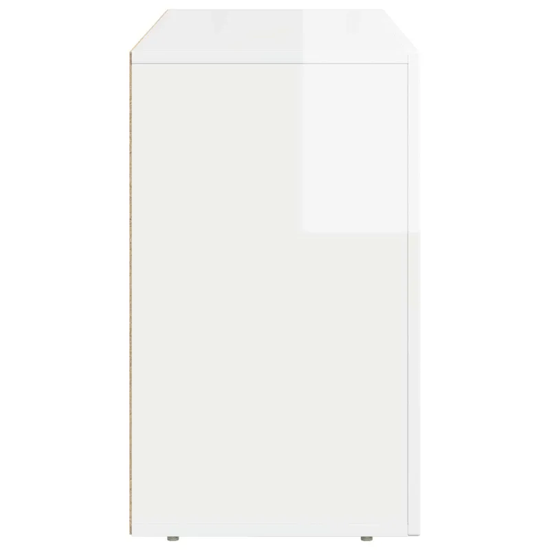 Kabalas Aukštai blizganti balta 100 x 35 x 59 cm