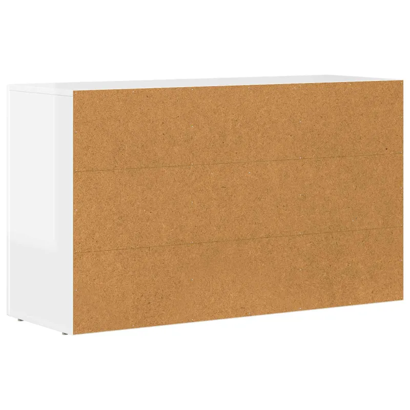 Kabalas Aukštai blizganti balta 100 x 35 x 59 cm