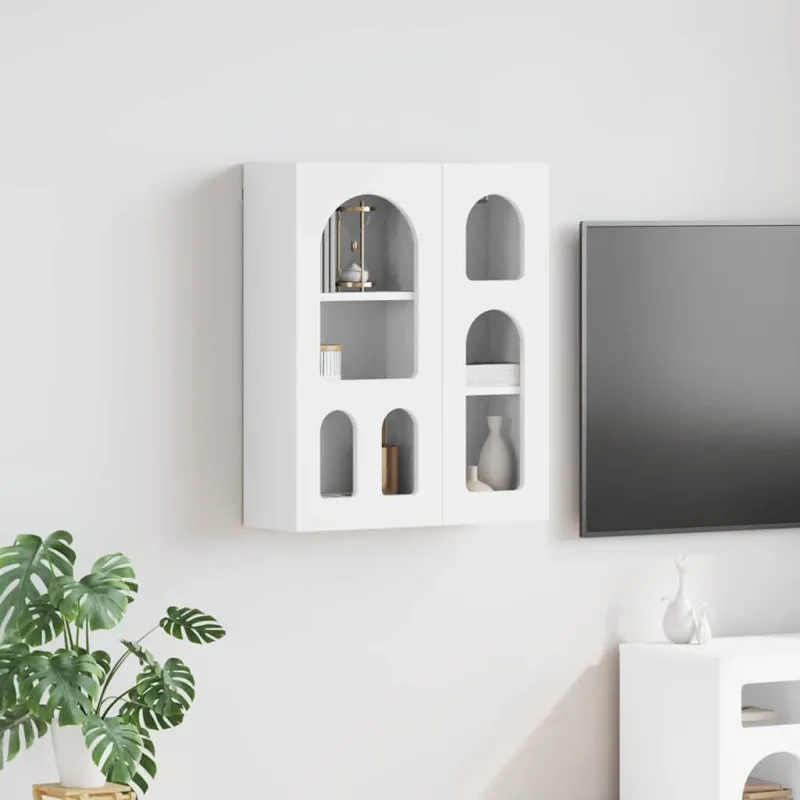 Pakabinama spintelė Balta 59 x 20 x 71.5 cm Apdirbta mediena