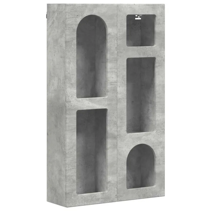 Pakabinama spintelė su lentyna Betono pilka 59 x 20 x 100 cm