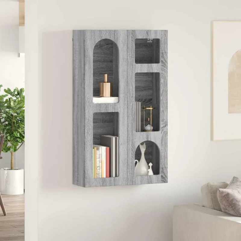 Pakabinama spintelė su lentyna Pilkas Sonoma 59 x 20 x 100 cm