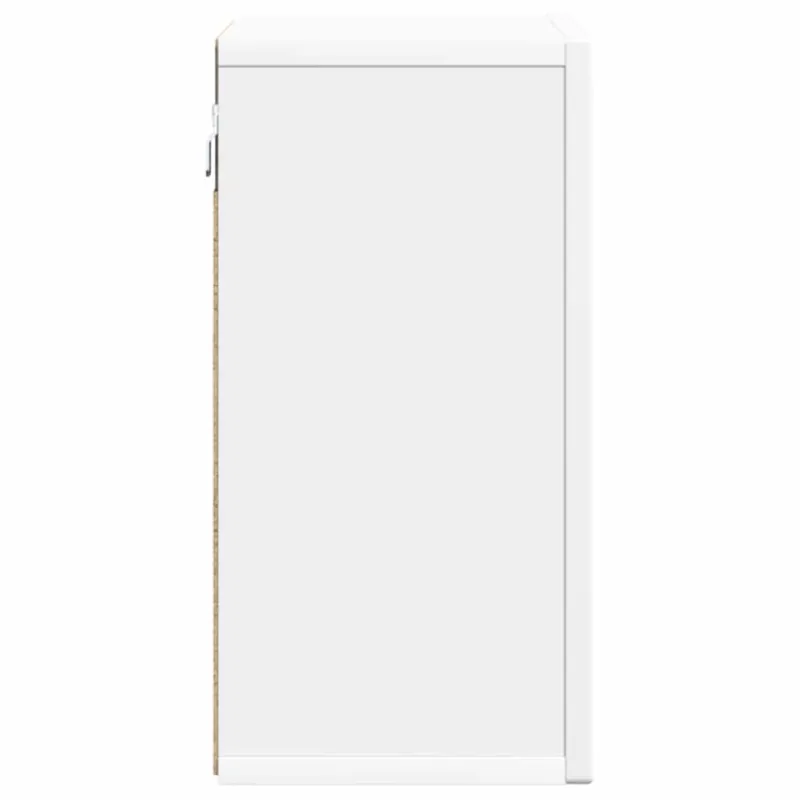 Pakabinama spintelė Balta 60 x 20 x 40 cm Apdirbta mediena