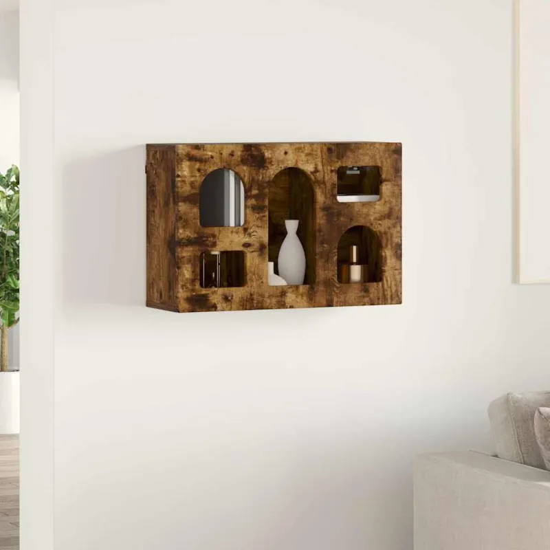 Pakabinama spintelė su lentyna Rūkyta ąžuolas 60 x 20 x 40 cm