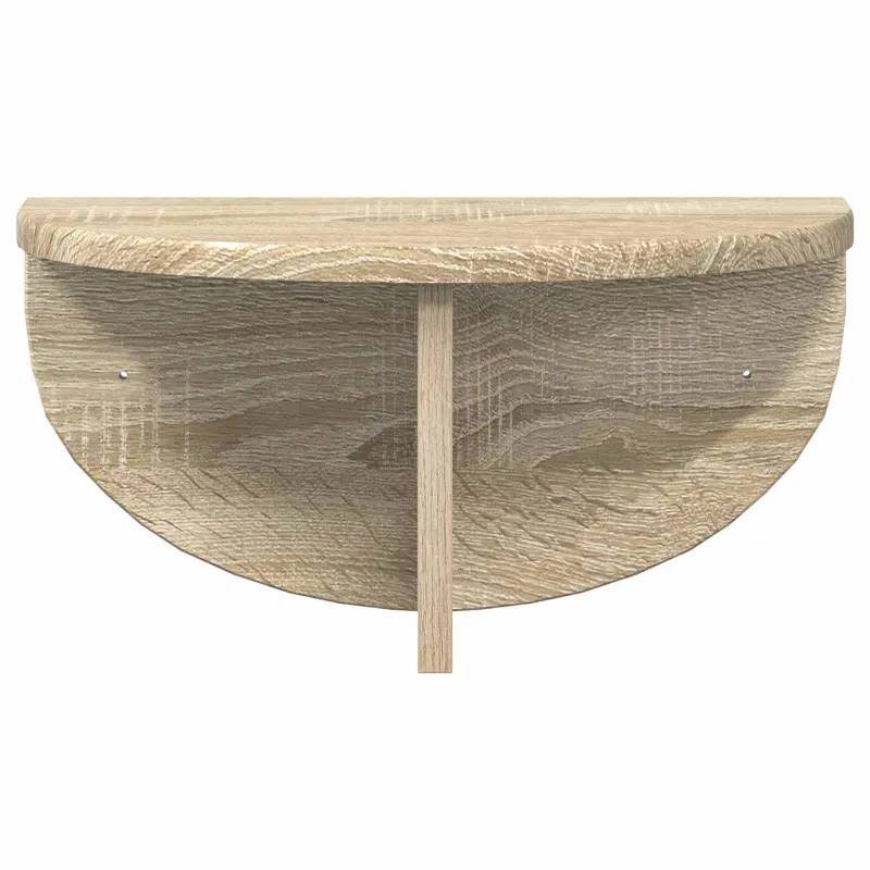 Sieninė lentyna 2 pcs Sonoma ąžuolas 38 x 19 x 19 cm