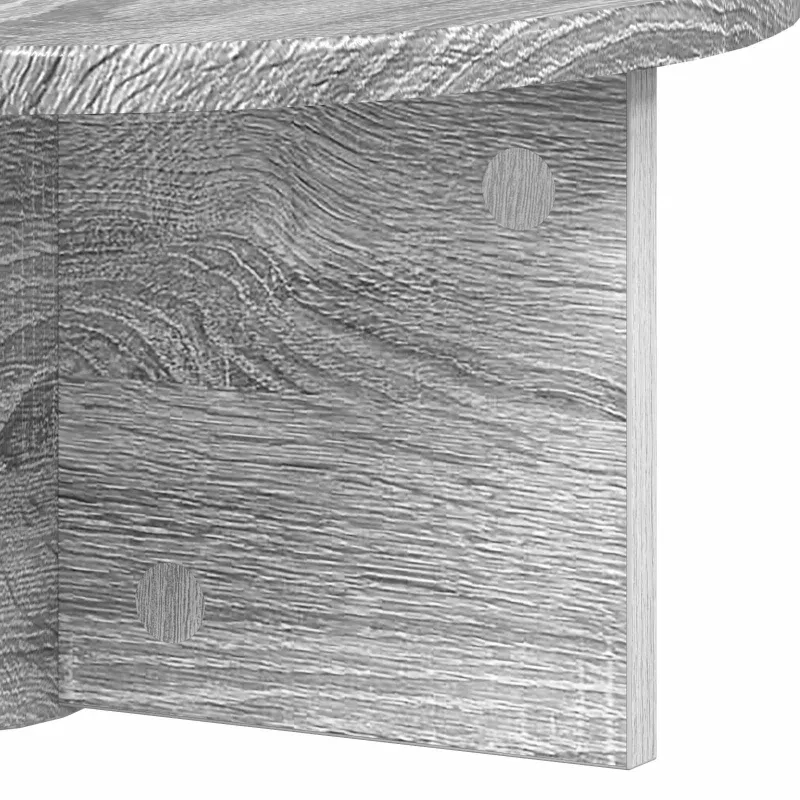 Sieninė lentyna Pilkas Sonoma 38 x 19 x 19 cm Apdirbta mediena