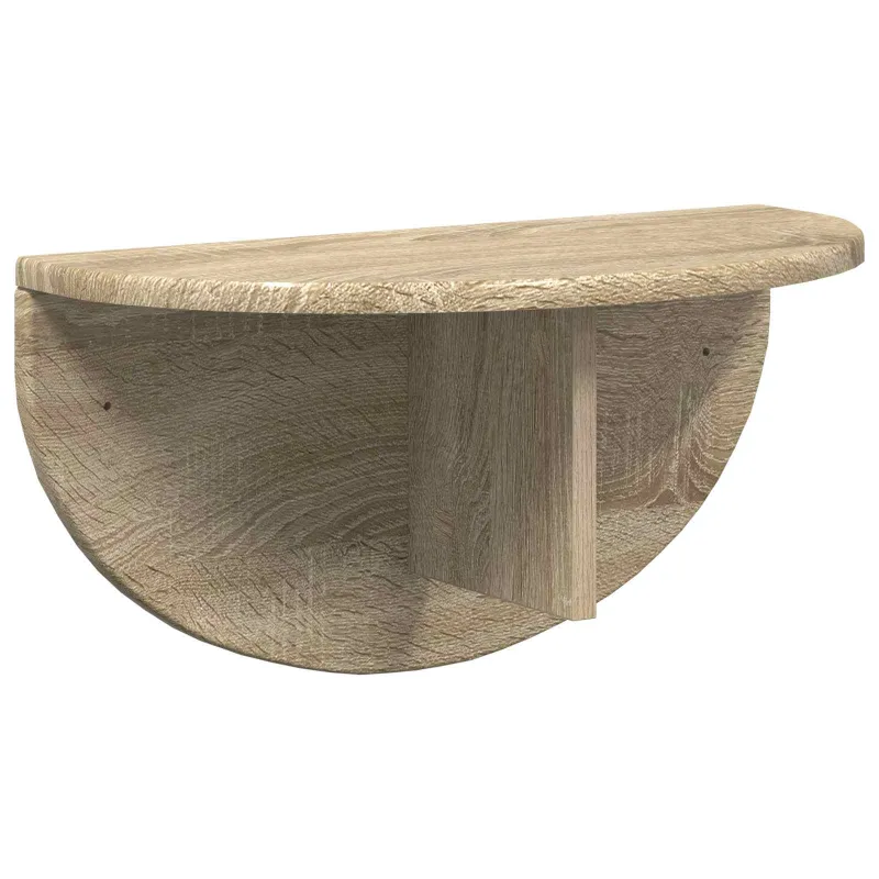 Sieninė lentyna 2 pcs Sonoma ąžuolas 48 x 24 x 24 cm