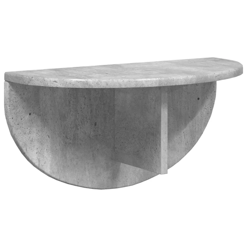 Sieninė lentyna Betono pilka 48 x 24 x 24 cm Apdirbta mediena