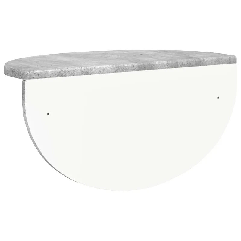 Sieninė lentyna Betono pilka 48 x 24 x 24 cm Apdirbta mediena