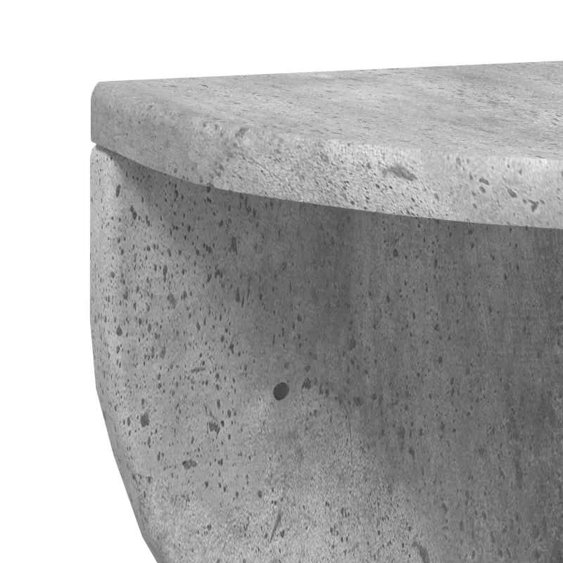 Sieninė lentyna Betono pilka 48 x 24 x 24 cm Apdirbta mediena