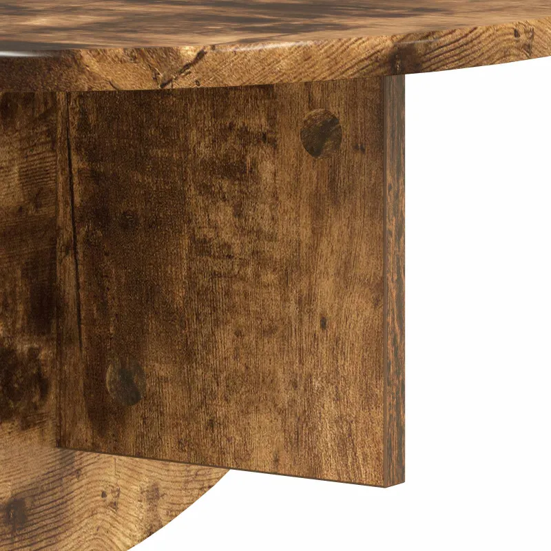 Sieninė lentyna Rūkyta ąžuolas 48 x 24 x 24 cm Apdirbta mediena