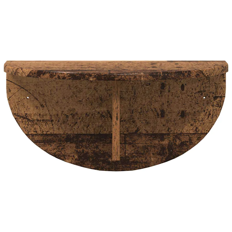 Sieninė lentyna 2 pcs Senas medis 48 x 24 x 24 cm