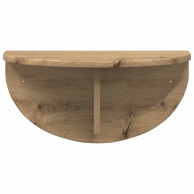 Sieninė lentyna 2 pcs Amatininkų ąžuolas 48 x 24 x 24 cm