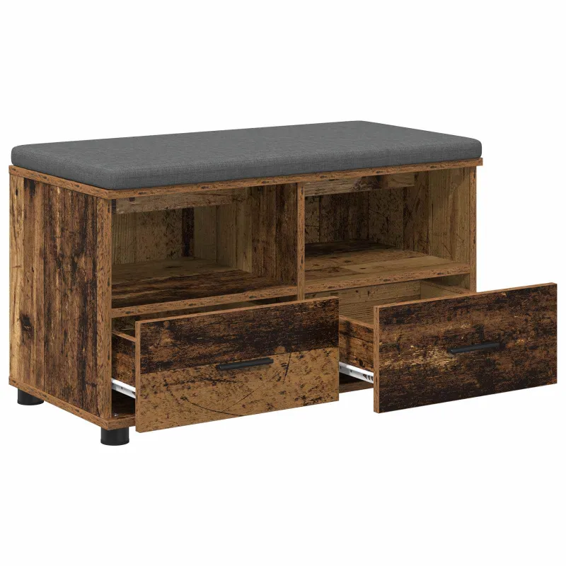 Koridoriaus suolas su pagalve Senas medis 80 x 38 x 46 cm