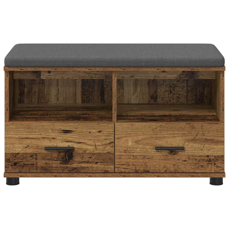 Koridoriaus suolas su pagalve Senas medis 80 x 38 x 46 cm