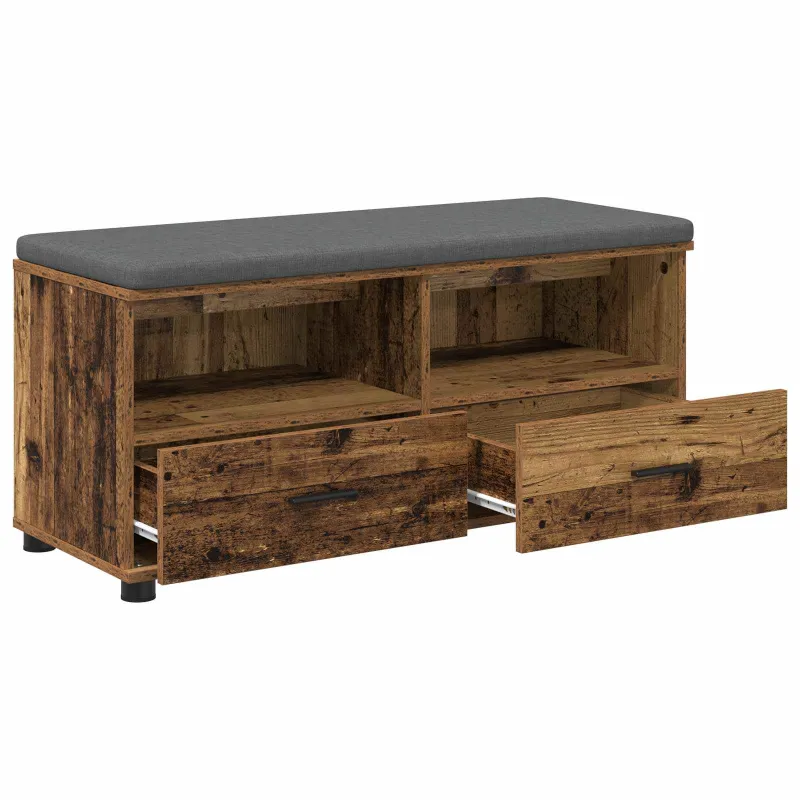 Koridoriaus suolas su pagalve Senas medis 100 x 38 x 46 cm