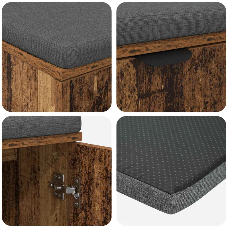 Koridoriaus suolas su pagalve Senas medis 80 x 38 x 46 cm