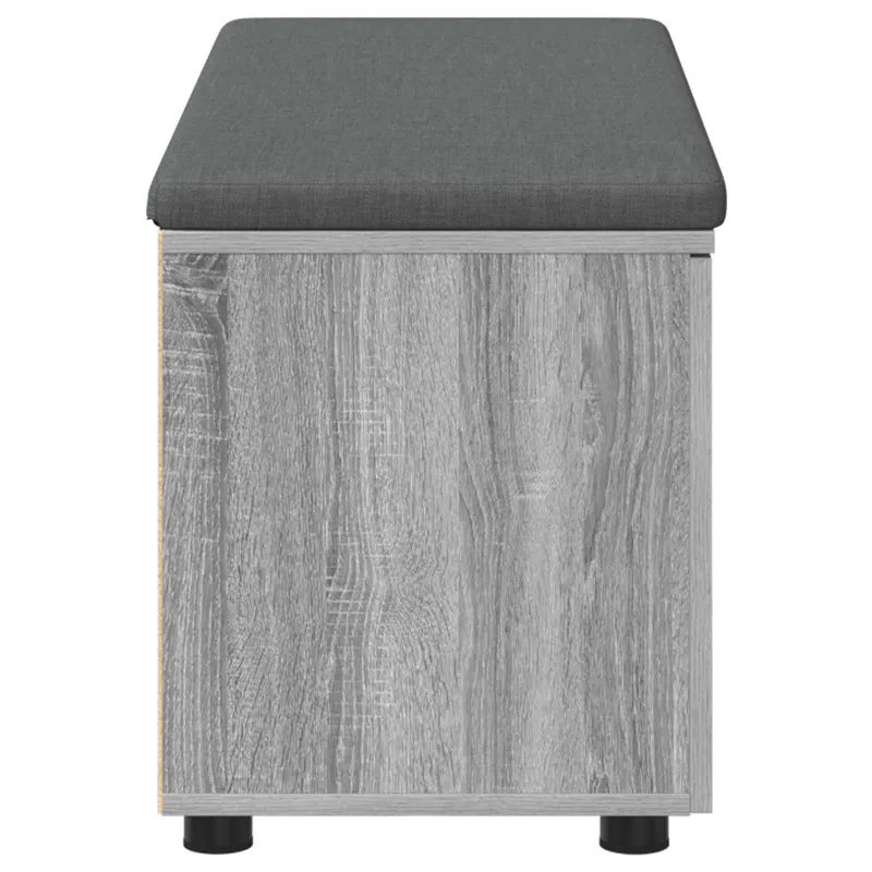 Koridoriaus suolas su pagalve Pilka Sonoma 100 x 38 x 46 cm