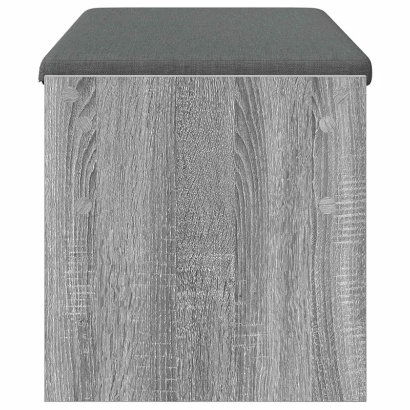Koridoriaus suolas su pagalve Pilkas Sonoma 103 x 38 x 40 cm