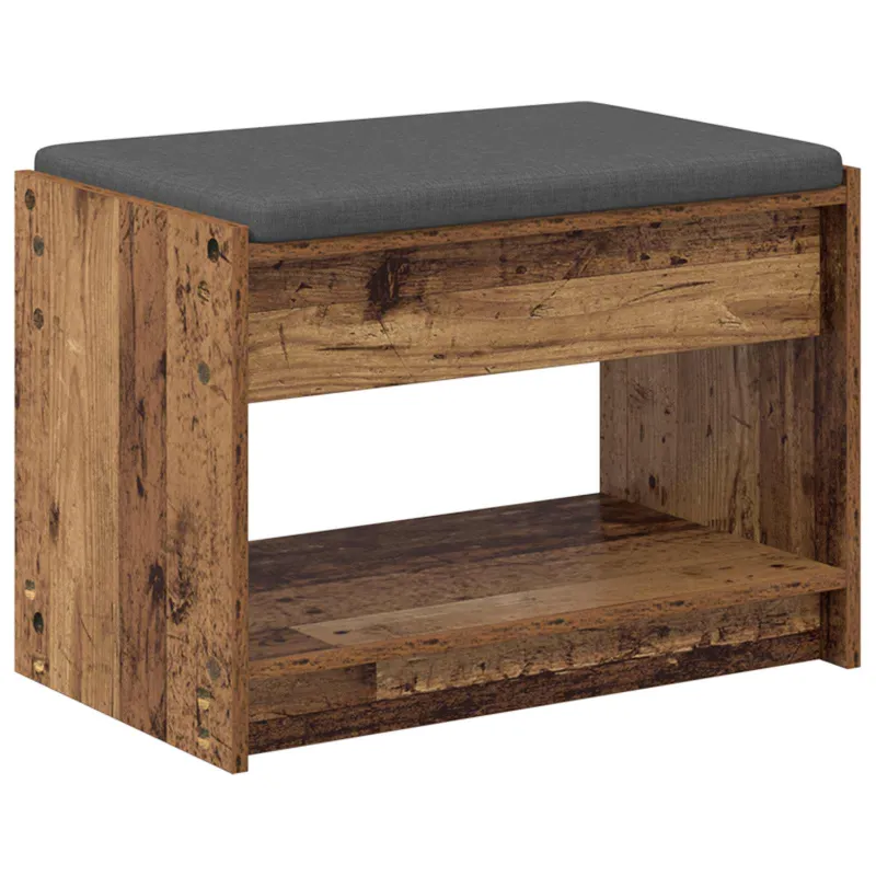 Koridoriaus suolas su pagalve Senas medis 63 x 38 x 45 cm