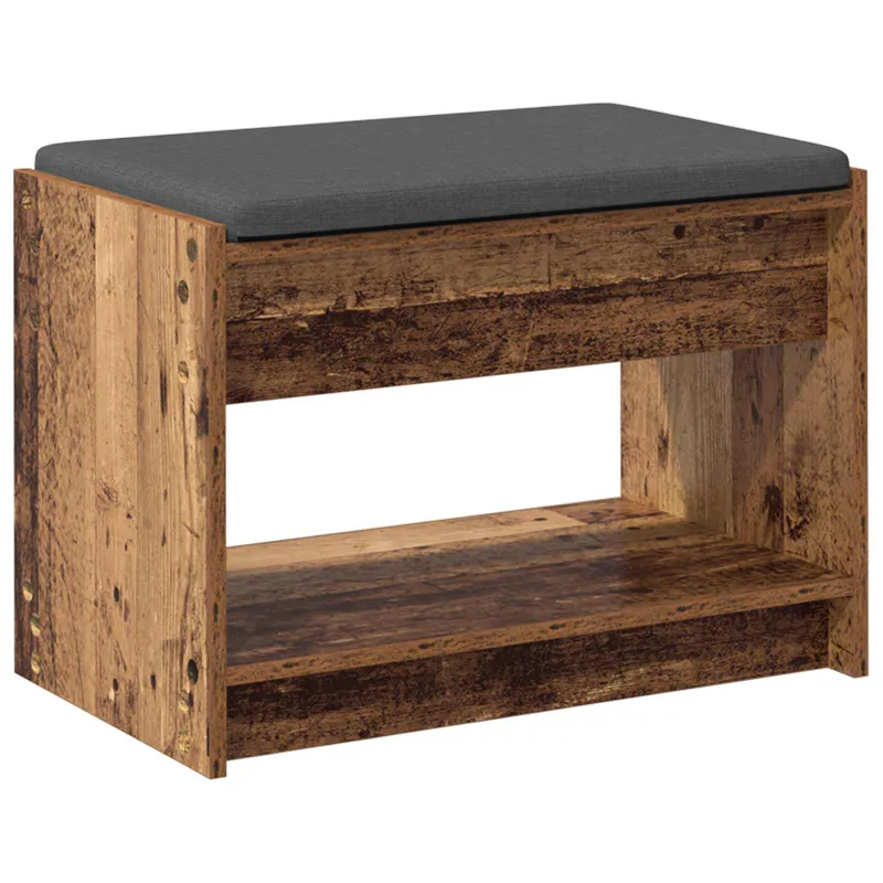 Koridoriaus suolas su pagalve Senas medis 63 x 38 x 45 cm