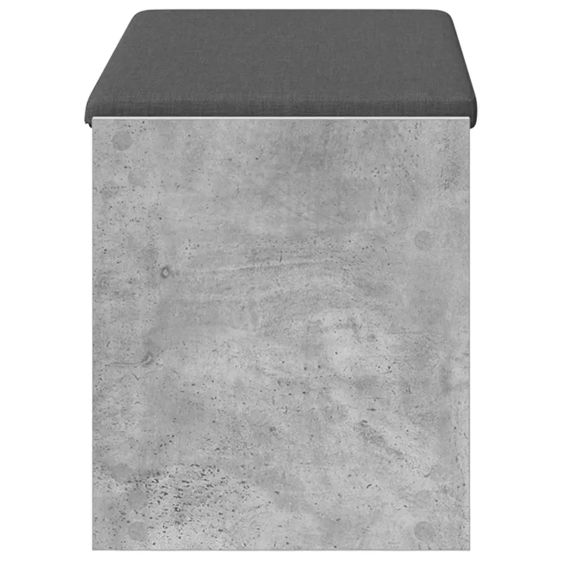 Koridoriaus suolas su pagalve Betono Pilka 83 x 38 x 45 cm