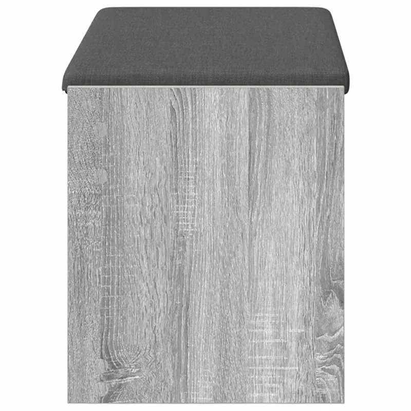 Koridoriaus suolas su pagalve Pilka Sonoma 83 x 38 x 45 cm