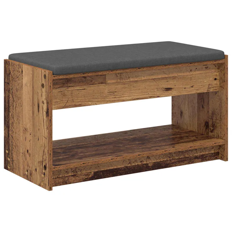 Koridoriaus suolas su pagalve Senas medis 83 x 38 x 45 cm