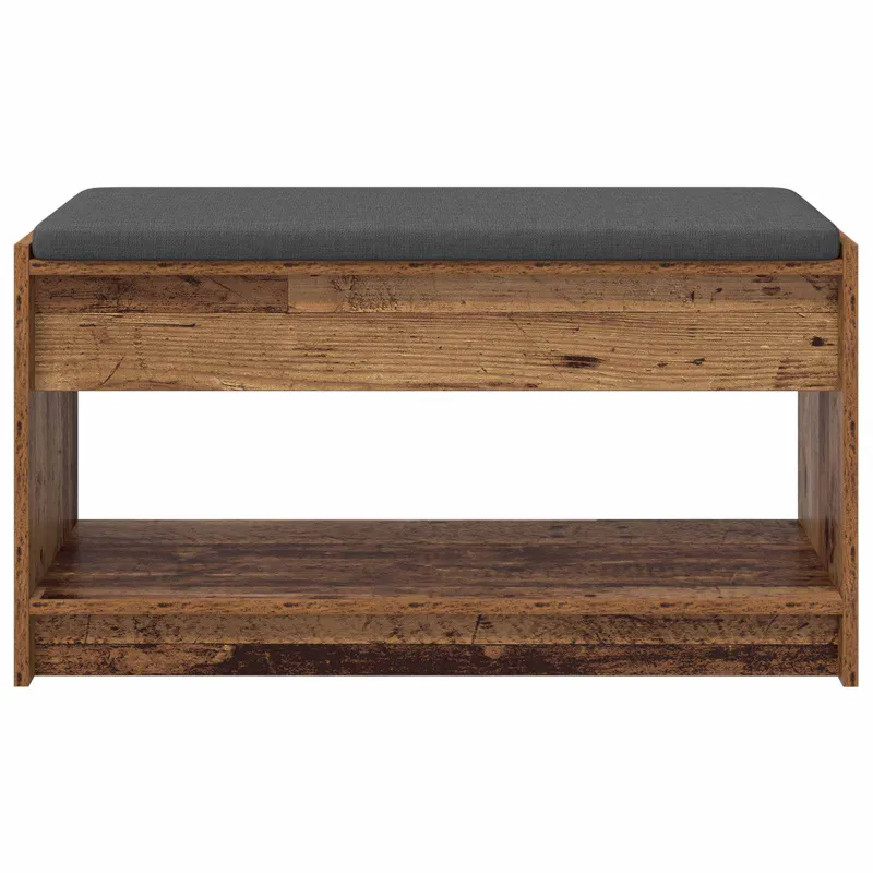Koridoriaus suolas su pagalve Senas medis 83 x 38 x 45 cm