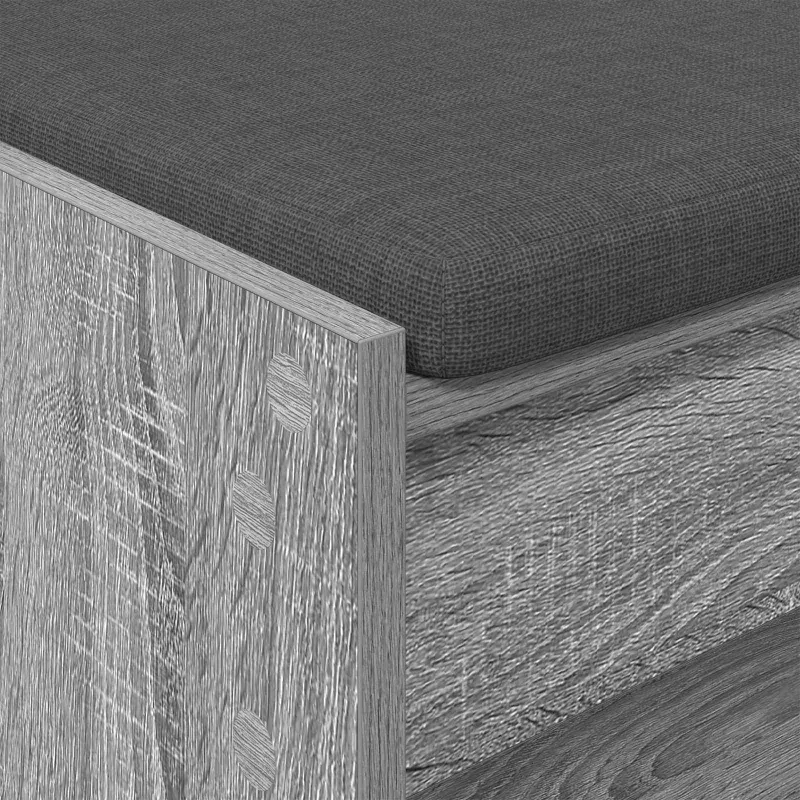 Koridoriaus suolas su pagalve Pilka Sonoma 103 x 38 x 45 cm