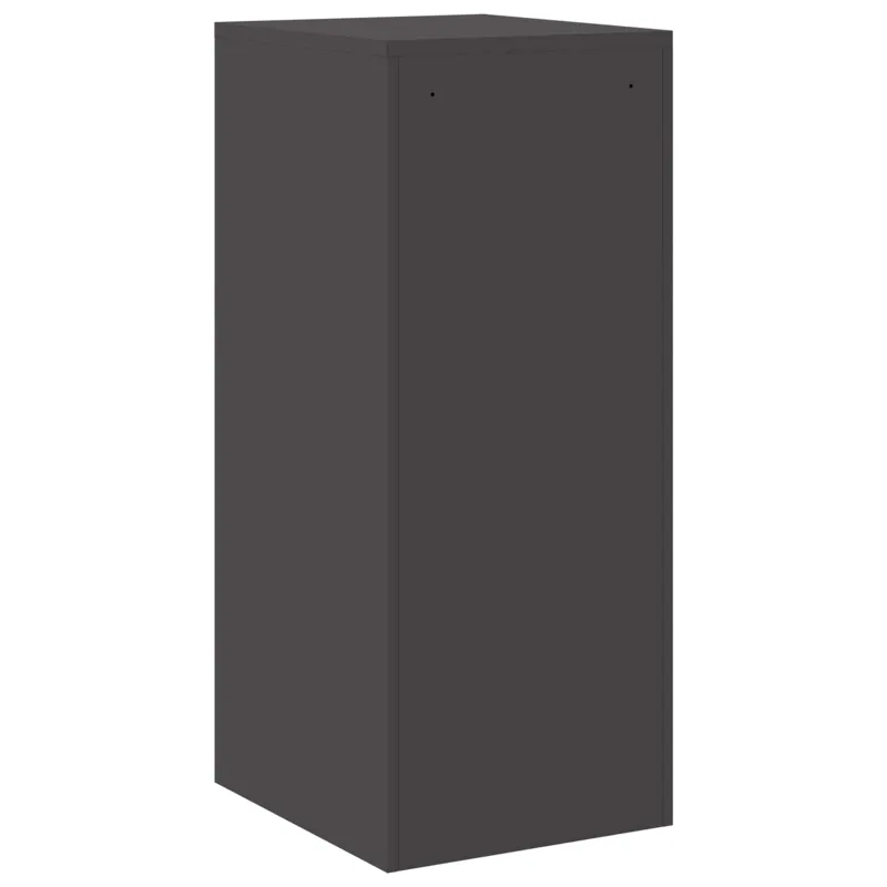 Bylų spinta Juoda 44 x 50 x 106.5 cm Šaltai valcuita plienas