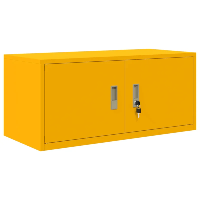 Oppbevaringsskap Garučių geltona 90 x 40 x 40 cm Plienas
