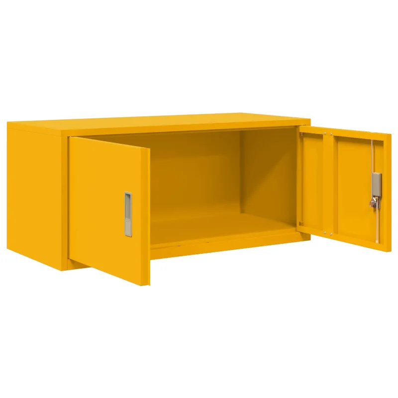Oppbevaringsskap Garučių geltona 90 x 40 x 40 cm Plienas