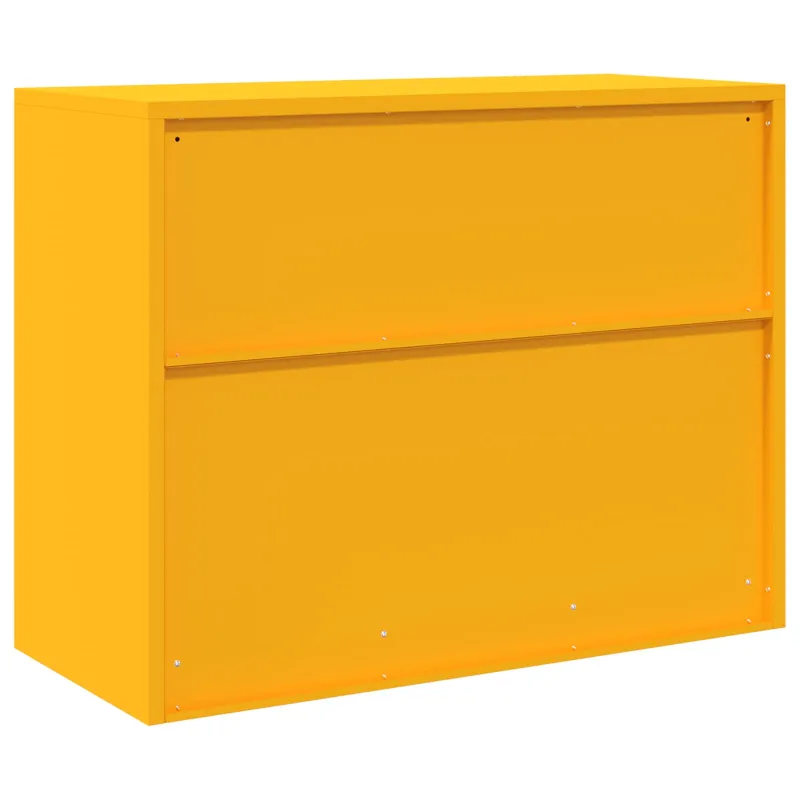 Oppbevaringsskap Garučių geltona 90 x 40 x 70 cm Plienas