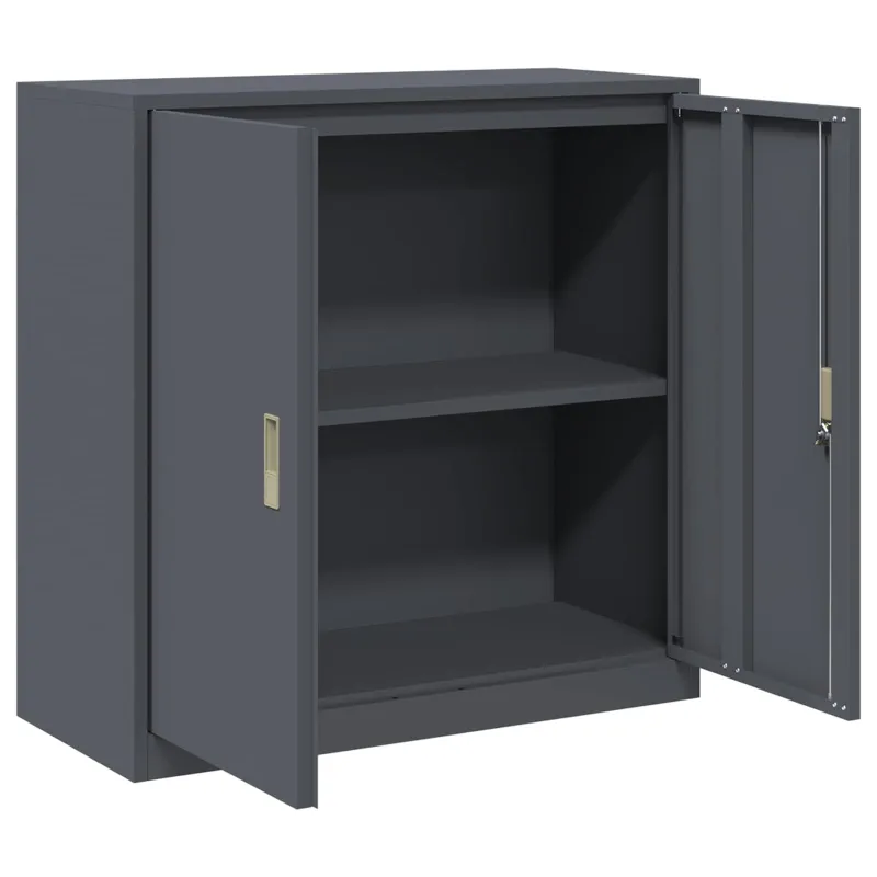 Oppbevaringsskap Antracitas 90 x 40 x 90 cm Plienas