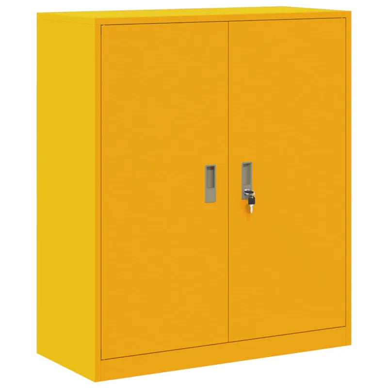 Oppbevaringsskap Garučių geltona 90 x 40 x 105 cm Plienas