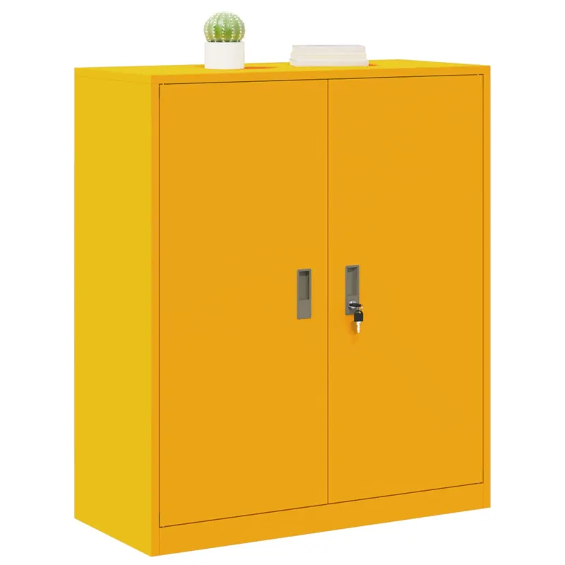 Oppbevaringsskap Garučių geltona 90 x 40 x 105 cm Plienas