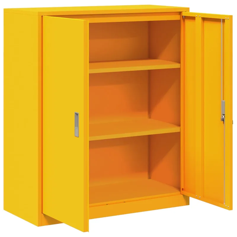 Oppbevaringsskap Garučių geltona 90 x 40 x 105 cm Plienas