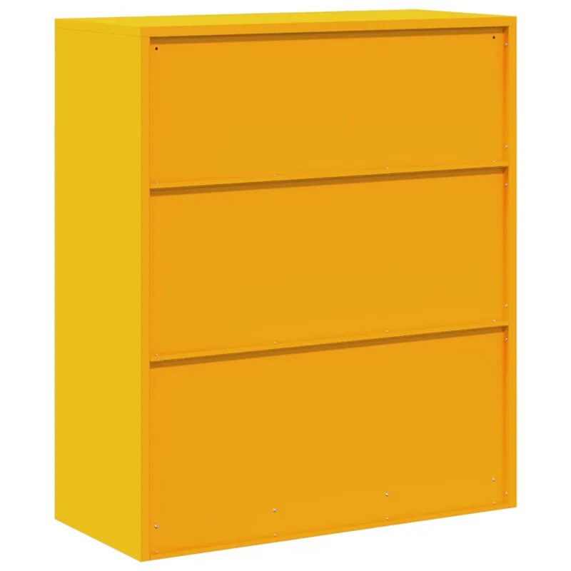 Oppbevaringsskap Garučių geltona 90 x 40 x 105 cm Plienas