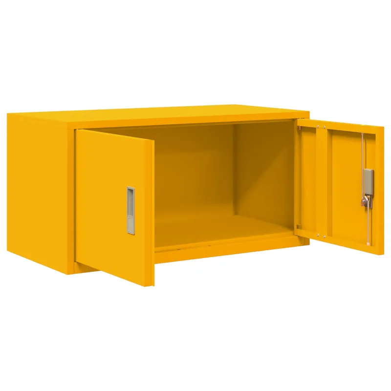 Oppbevaringsskap Garučių geltona 80 x 40 x 40 cm Plienas