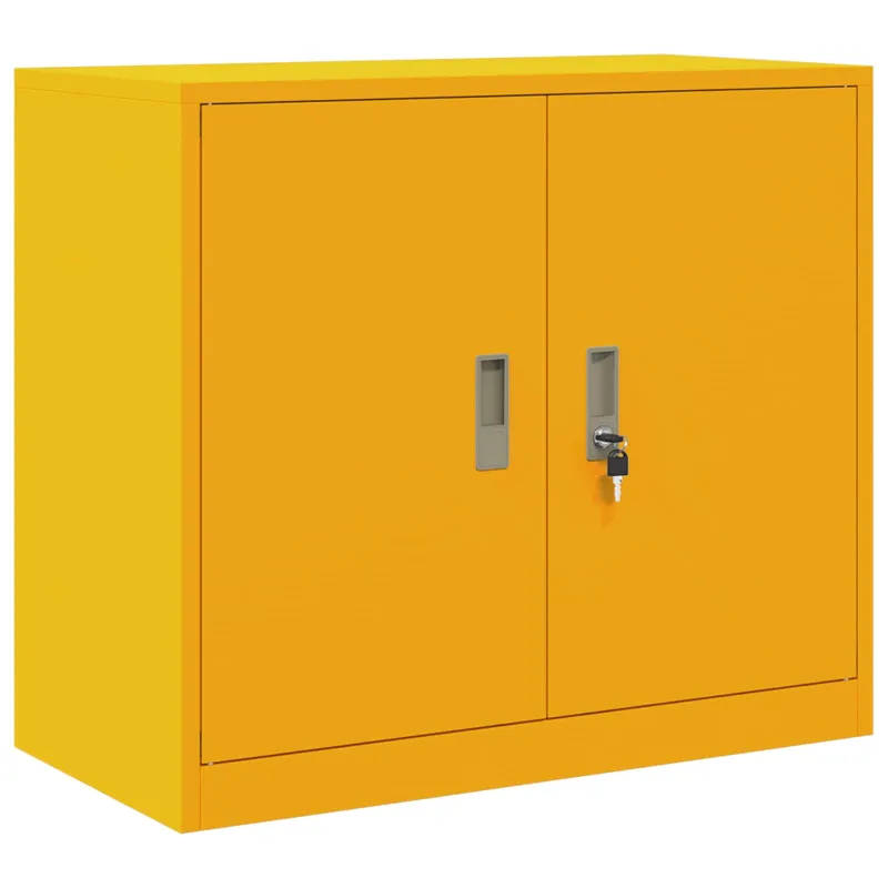 Oppbevaringsskap Garučių geltona 80 x 40 x 70 cm Plienas