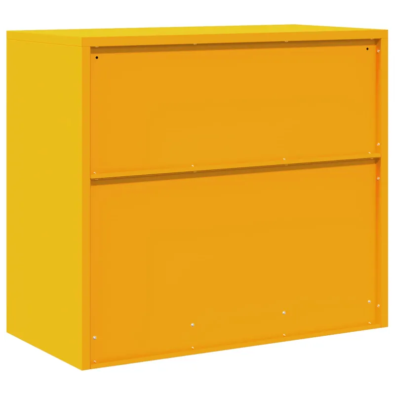 Oppbevaringsskap Garučių geltona 80 x 40 x 70 cm Plienas