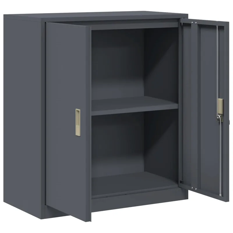 Oppbevaringsskap Antracitas 80 x 40 x 90 cm Plienas