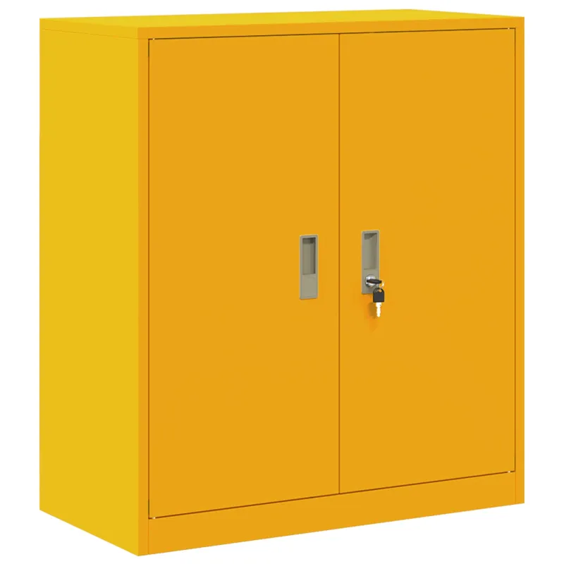 Oppbevaringsskap Garučių geltona 80 x 40 x 90 cm Plienas