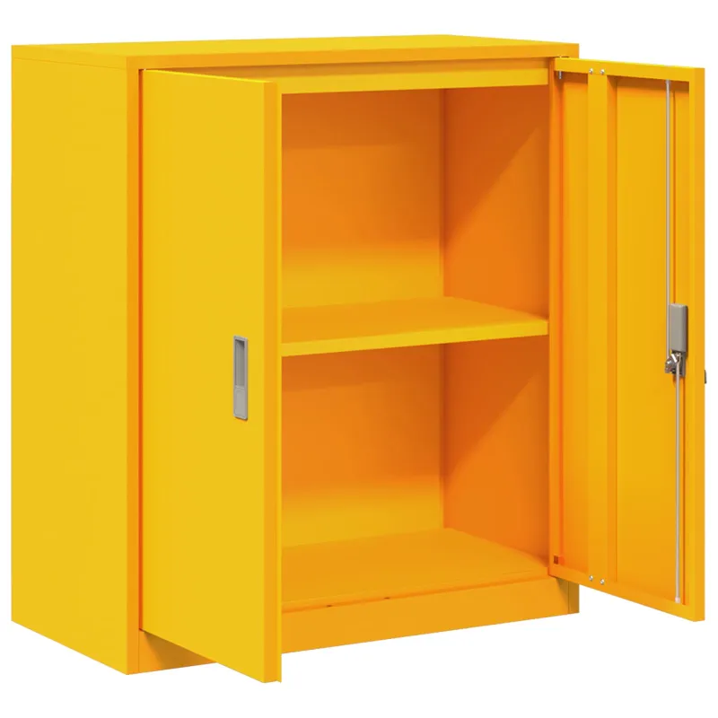 Oppbevaringsskap Garučių geltona 80 x 40 x 90 cm Plienas