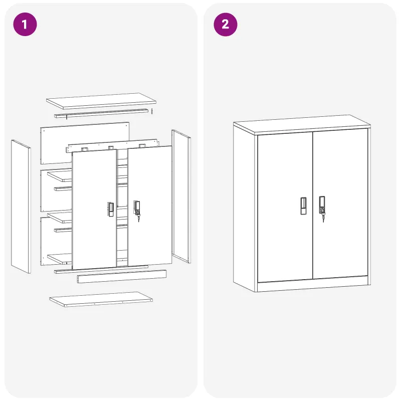 Oppbevaringsskap Rožinė 80 x 40 x 105 cm Plienas