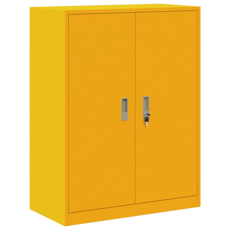 Oppbevaringsskap Garučių geltona 80 x 40 x 105 cm Plienas