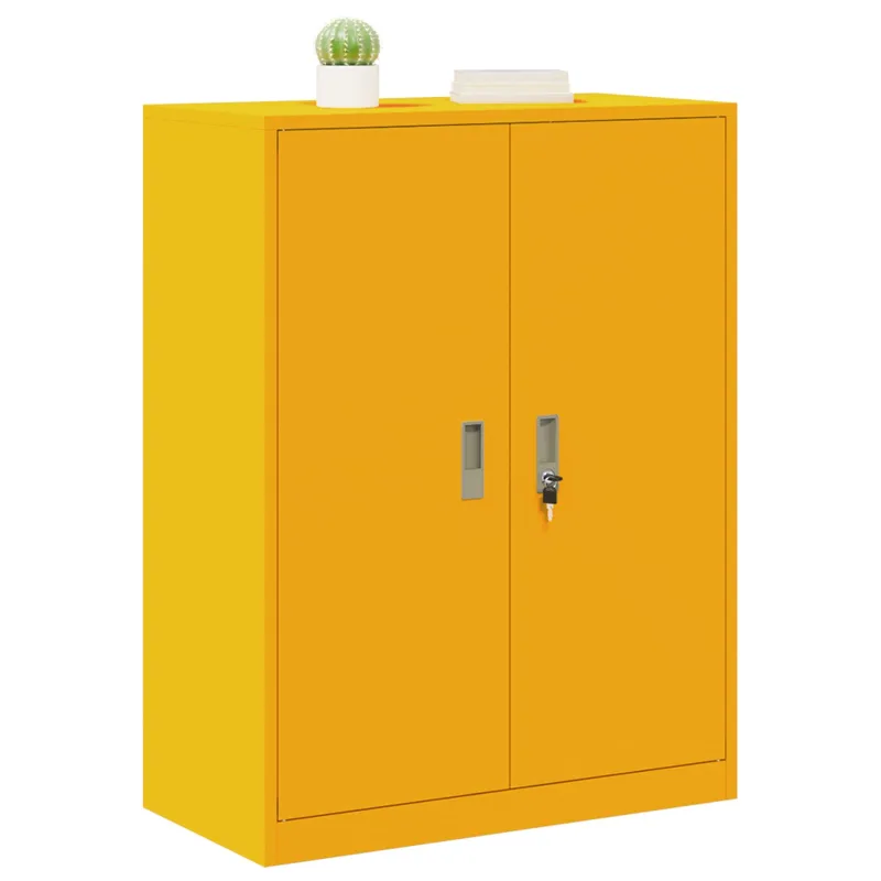 Oppbevaringsskap Garučių geltona 80 x 40 x 105 cm Plienas